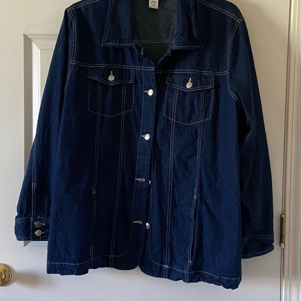 🔥PLUS SIZE 3XL TUDOR COURT JEAN JACKET! Like brand new!